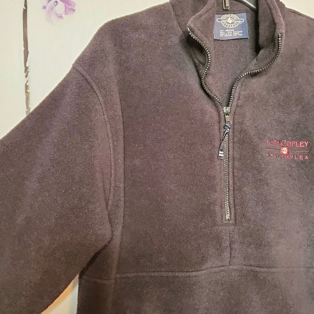 Charles River Heavyweight Fleece 1/4 Zip Pullover M - Picture 4 of 11